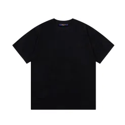 Bestseller Louis Vuitton Kurzarm Schwarz Klassischer Luxus