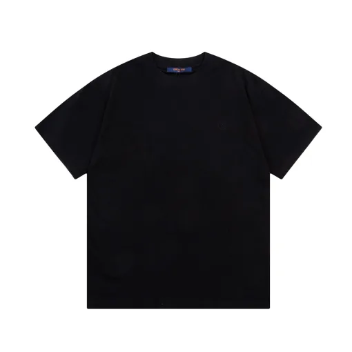 Bestseller Louis Vuitton Kurzarm Schwarz Klassischer Luxus