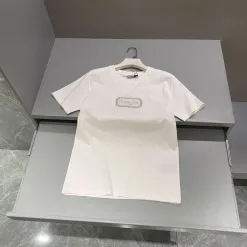 Hochwertige Dior Kurzarm-Baumwolle im klassischen Stil