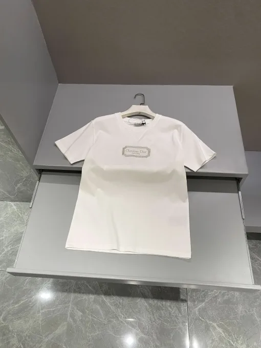 Hochwertige Dior Kurzarm-Baumwolle im klassischen Stil