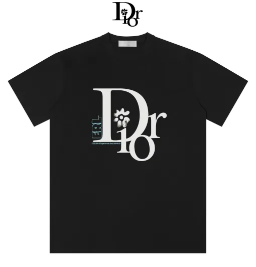 Hochwertiger Dior Kurzarmdruck Luxus