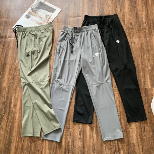Luxus Descente Hose Schwarz Casual Style