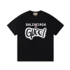 Bestseller der Gucci-Kollektion mit kurzen Ärmeln und schwarzem Print