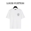 Premium Louis Vuitton Kurzarm Baumwolle Logo Luxus