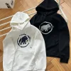 Premium Mammut Sweatshirts Schwarz Baumwolle Print Luxus