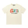 Hochwertiges Gucci-Kurzarmshirt aus schwarzer Baumwolle im Logo-Stil