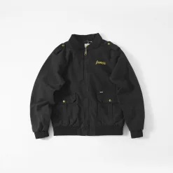 Luxus-Carhartt-Jacke aus weißer Baumwolle mit Stickerei