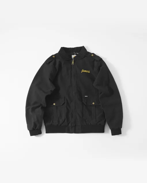 Luxus-Carhartt-Jacke aus weißer Baumwolle mit Stickerei
