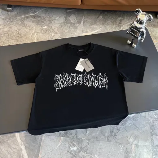 Hochwertiger Balenciaga Kurzarmdruck Luxus
