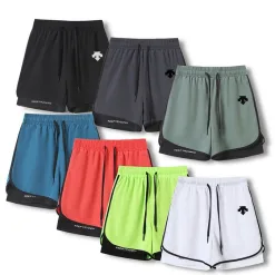 Hochwertige Descente Shorts in Schwarz, atmungsaktiver Stil
