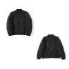 Premium Stone Island Mantel Schwarz Bestickte Kollektion