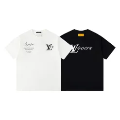 Premium Louis Vuitton Kurzarm-Baumwollstil