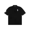 Hochwertige Ralph Lauren Kurzarm-T-Shirts aus schwarzer Baumwolle mit Logo-Kollektion