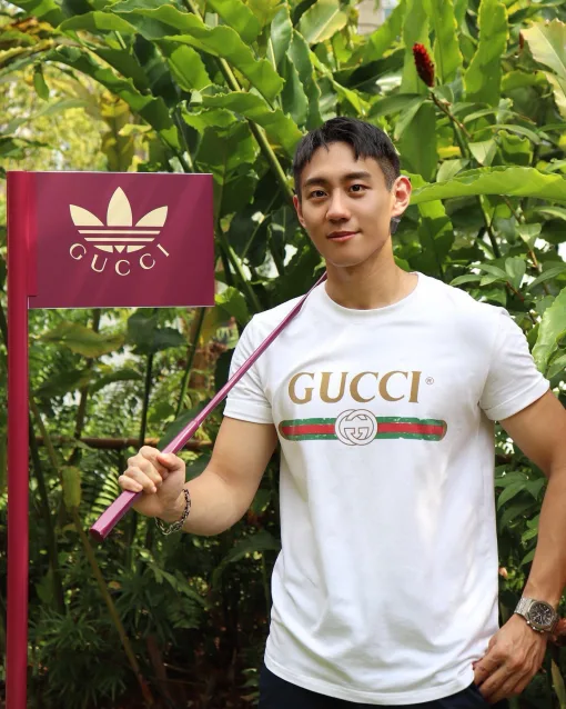 Hochwertige Gucci Kurzarm-Baumwolle Classic Collection