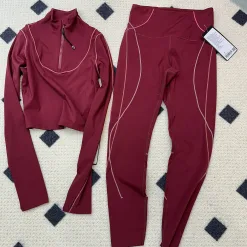 Hochwertige Lululemon-Hosen in der Braunkollektion