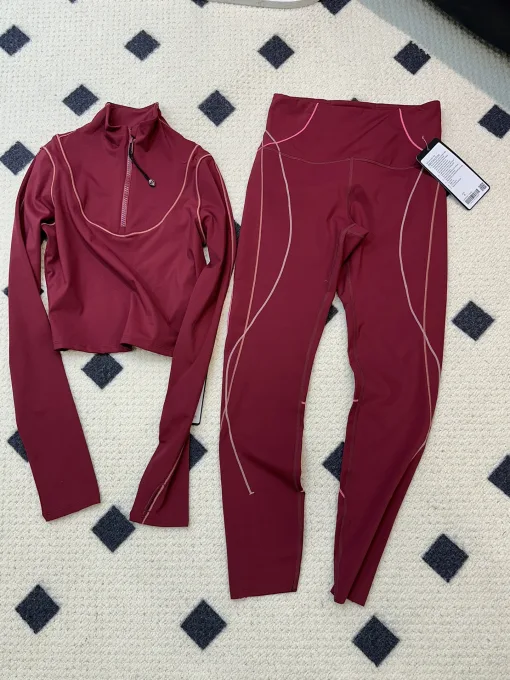 Hochwertige Lululemon-Hosen in der Braunkollektion