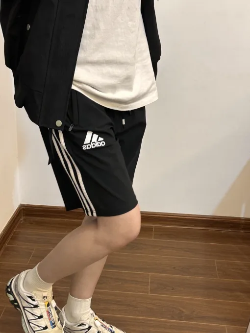 Premium Adidas Shorts Black Stripe Kollektion
