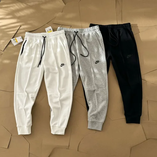 Luxus Nike Hose Schwarz Fleece Casual Kollektion