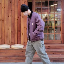Hochwertige Carhartt Mäntel Lila Canvas Classic Collection