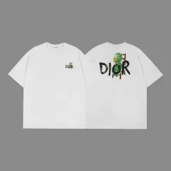 Hochwertiges Dior Kurzarmhemd in Schwarz, Print-Kollektion