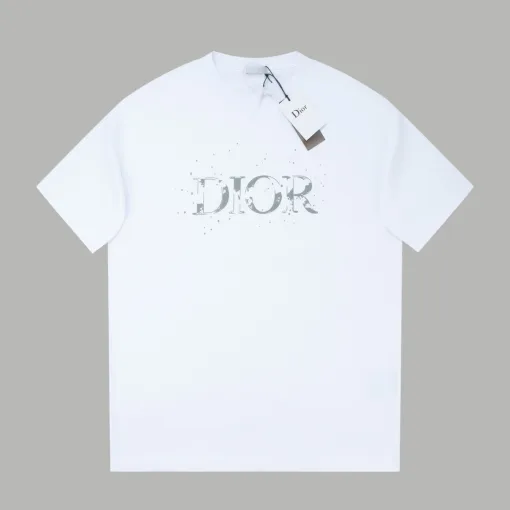 Premium Qualität Dior Kurzarm Baumwolle Druck Luxus
