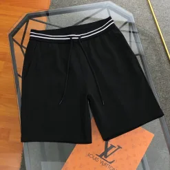 Hochwertige Prada-Shorts in Schwarz aus Baumwolle im klassischen Stil