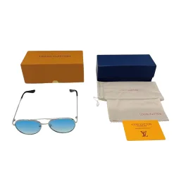 Hochwertige Louis Vuitton Sonnenbrillen Gold Classic Collection