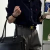 Luxus-Hemd aus der bestickten Leinenkollektion von Ralph Lauren in Marineblau