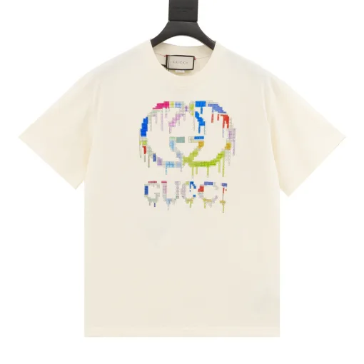 Luxus Gucci Kurzarm Schwarz Klassischer Stil