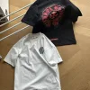 Luxuriöse Chrome Hearts Kurzarm-Kollektion mit schwarzem Druck