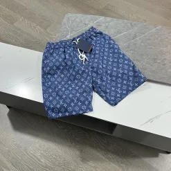 Hochwertige Louis Vuitton Shorts Denim Print Kollektion