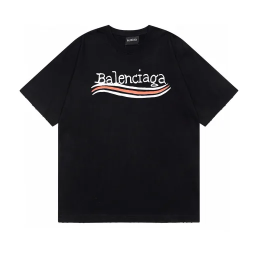 Luxus Balenciaga Kurzarm Baumwolle Classic Luxury