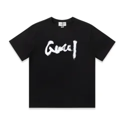 Premium Qualität Gucci Kurzarm Baumwolle Luxus