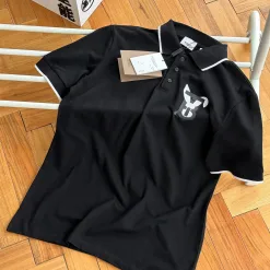 Luxuriöses Burberry Kurzarm-Baumwoll-Print-Modell