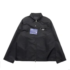 Bestseller Prada Mantel Schwarz Nylon Klassisch Luxus