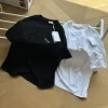 Hochwertige Celine Kurzarm-Logo-Kollektion aus schwarzem Jersey