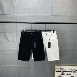Hochwertige Versace-Shorts aus der Black Denim Washed Collection
