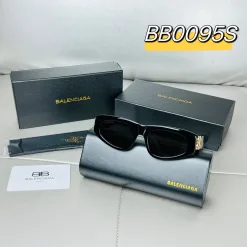 Hochwertige Balenciaga Brille Schwarz Logo Luxus
