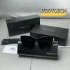 Hochwertige Balenciaga Sonnenbrille Gold Acryl Retro Luxus