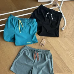 Premium Patagonia Shorts Grüne Polyesterkollektion