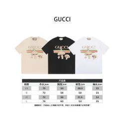 Premium Gucci T-Shirt Schwarz Baumwolle Klassisch Luxus
