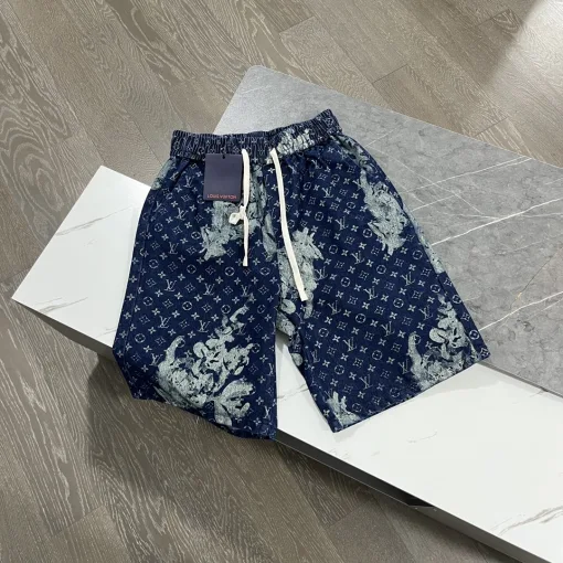 Luxus Louis Vuitton Shorts Denim Monogramm Luxus