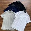 Bestseller Ralph Lauren Kurzarmhemd aus marineblauer Baumwolle, lässiger Luxus
