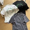 Premium Chrome Hearts Kurzarm-Kollektion mit schwarzer Stickerei
