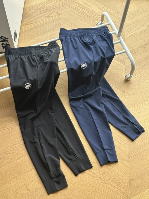 Premium Mammut Casual Pants Black Silk Atmungsaktive Kollektion