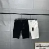 Premium Armani Shorts Schwarz Baumwolle Washed Style