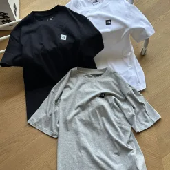 Premium Qualität The North Face Kurzarm Schwarz Jersey Klassischer Stil