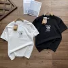 Hochwertige The North Face Kurzarm Weiß Baumwolle Retro Luxus
