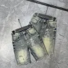 Luxus Chrome Hearts Shorts Leder Casual Kollektion