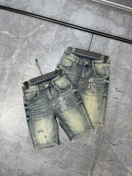 Luxus Chrome Hearts Shorts Leder Casual Kollektion